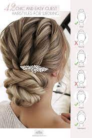 Wedding Guest Hairstyles 42 The Most Beautiful Ideas Wedding Guest Hairstyles Guest Hair Wedding Hair Inspiration