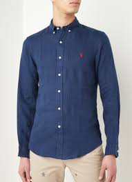 Achetez ralph lauren purple label sur ssense.com et profitez de la livraison en france. Ralph Lauren Chemise Coupe Slim En Lin De Bijenkorf