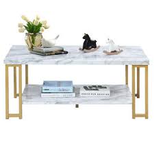 Or $34/mo suggested payments w/ 12 mos special financing learn how. Generic Modern Coffee Table Faux Marble Top Accent Cocktail Table W Gold Metal Frame