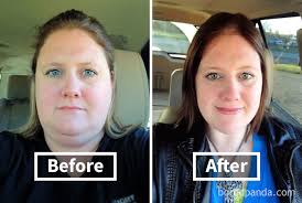 As it was mentioned above, to lose 35 pounds in 2 months you have to shed approximately 4 pounds a week, meaning that it is faster than recommended. 128 Amazing Before After Pics Reveal How Weight Loss Changes Your Face Bored Panda