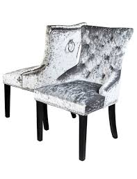 Besides good quality brands, you'll also find plenty of discounts when you shop for velvet dining chair during big sales. Pair Of Crushed Velvet Dining Chairs Grey Sue Ryder Shop