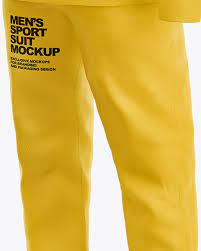 Download Men S Sport Suit Mockup Half Side View In Apparel Mockups On Yellow Images Object Mockups