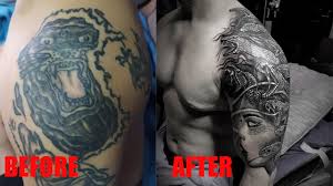 Maybe you would like to learn more about one of these? Medusa Tattoo Tattoo Cover Up Half Sleeve Tattoo Youtube