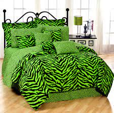 Black And Lime Zebra Print Bedding Set Bedding Zebra Bedding Green Bedding Complete Bedding Set