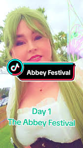Day 1 of The Abbey Festival!! I had an absolute blast and can not wait to  see what today has in store, if you see me come say hi and get a pic  together #abbeyfestival #2024 #fairy #greenhair #medieval ...