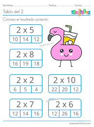 Tabla Del 2 Fichas Gratis Ejercicios Aprender A Multiplicar Ejercicios Tablas De Multiplicar Hojas De Trabajo De Multiplicacion Tablas De Multiplicar