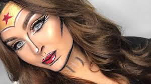 Literally just 171 halloween makeup looks you can recreate at home. Wonder Woman Cartoon Comic Makeup Halloween Mara Manaj Youtube
