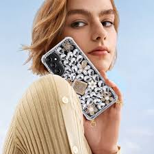 Leiju Case Sparkle Case Compatible with Samsung Galaxy A14 5G Case,3D  Handmade Bling Sweet Heart Rhinestone Crystal Diamond Design Cover Case  with Strap : Amazon.in: Electronics