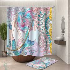Get deals with coupon and discount code! Mermaid Shower Curtain Collection Shower Of Curtains