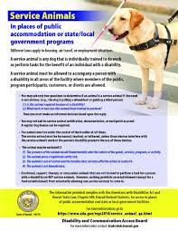 Maybe you would like to learn more about one of these? Disability And Communication Access Board Service And Assistance Animals