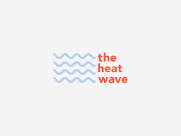 Logo Ontwerp The Heat Wave Logo Brand Graphic Design Designer Blue Red Heat Wave G Graphic Design Logo Graphic Design Packaging Branding Design Logo