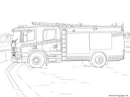 The sheets are easily printable and suitable for both home and classrooms. Fire Truck Scania Coloring Pages Printable