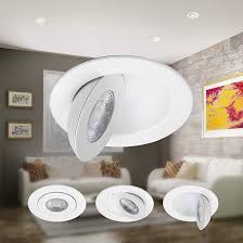 Hykolity 12 Pack 5 6 Inch Led Recessed Downlight Dimmable Baffle Trim Cri90 12w 100w 1000lm 5000k Dayli Downlights Led Recessed Lighting Recessed Lighting