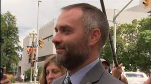 Benjamin Perrin leaves court