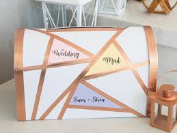 Either way, using one to hold your wedding cards is another great idea. Diy Geometric Wedding Card Mailbox Fun365