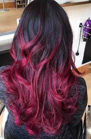 Frisuren Fur Damen Frisuren Stil Haar Kurze Und Lange Frisuren Red Balayage Hair Hair Color For Black Hair Hair Styles