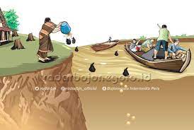 Pernahkan anda melihat orang membuang sampah sembarang di tempat seperti ini? Dilema Tindak Pembuang Sampah