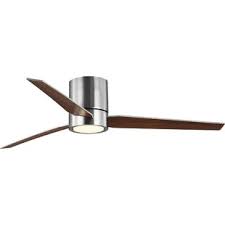 Flush mounted ceiling fans are available with or without lights. Modern Flush Mount Ceiling Fans Allmodern