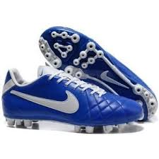 The Newest Mens Soccer Cleats Nike Tiempo Legend Iv Elite Fg Soccer Cleats Blue And White Nike Botines Futbol