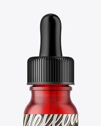 Download 15ml Frosted Red Glass Dropper Bottle In Bottle Mockups On Yellow Images Object Mockups PSD Mockup Templates
