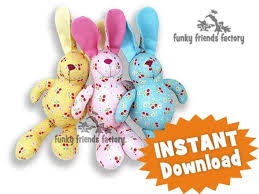 I have all of your baby sewing needs covered with this top knot knit hat pattern, leggings, flannel baby bib pattern and burp cloth tutorial! Baby Bunny Rabbit Soft Toy Sewing Pattern Instant Download