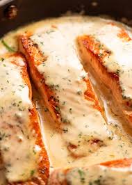 How to cook sockeye salmon. Salmon With Herb Garlic Cream Sauce Recipetin Eats