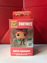 The fortnite pops all have qr codes on stickers on the packaging, and they all seem to be unique. Fortnite Keychain Brite Bomber Toys Games Bricks Figurines On Carousell