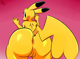 anthro anus ass big ass female female only immortalstar nintendo  pikachu pokemon solo video games 