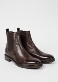 The most refined fit you'll find in a chelsea boot. Men S Dark Brown Leather Jake Chelsea Boots By Paul Smith Thread