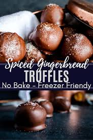 Gingerbread Truffles With Spiced Sugar Topping Recipe Homemade Truffles Truffle Recipe Dessert Recipes Easy