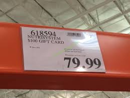 45 day buyer protection guarantee. Nutrisystem 100 Gift Card Costcochaser