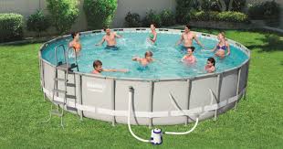 Bestway Steel Frame Pool W Cover Ladder Pump Only 229 Shipped Regularly 319 20 Hip2save Pool Bestway Steel Frame