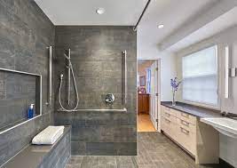 An effective barrier free shower is a system which is stylish, functional and a place you (or a loved one) will (safely) enjoy showering in. A Barrier Free Master Bathroom With A Luxurious Feel