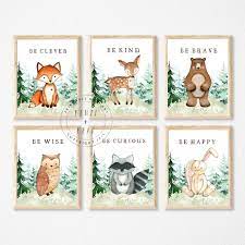 The woodland nursery decor theme in reeves's room makes it one of my favorite places in the house. Boy Woodland Nursery Prints Woodland Nursery Decor Boy Wall Art Boy Nursery Print Woodland Animal Print Instant Download In 2021 Nursery Prints Boy Woodland Nursery Boy Woodland Nursery Prints