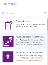Application Insights Vsts Dashboard Chart Widget Now