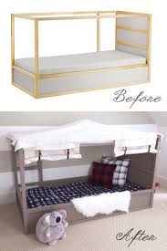 Outdoor movie theater screen kits. Ikea Kura Bed Hack Diy Boy Canopy Bed Harlow Thistle