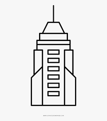 Coloring is proven therapeutic for some children, especially if they do it regularly. Empire State Building Coloring Page Line Art Hd Png Download Transparent Png Image Pngitem