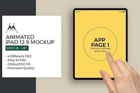 Easy to use & professionally designed. Animated Ipad 12 9 Hand Swipe Mockup Mockup Iphone Mockup Psd Template Design
