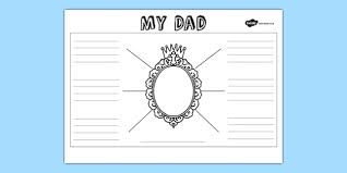 father s day worksheet save time planning teacher made
