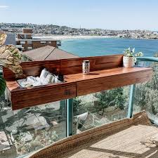 Balcony Bar Table Etsy Balconybar Would You Like A Bar Table That Conveniently Clips To Your Balcony Railing The B In 2020 Balkon Decoratie Balkon Ideeen Stoep