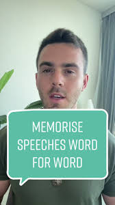 Memorise speeches word for word #memorycoach #learnontiktok #student  #university #publicspeaking