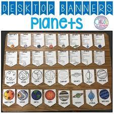 Compare And Contrast Planets In The Solar System Desktop Anchor Charts