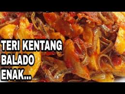 Kentang balado recipe malay food food indonesian food. Teri Medan Kentang Balado Enak Youtube