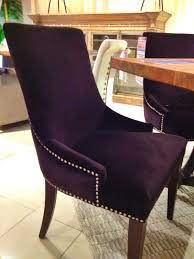 And speaking of seats, we have a wide selection of dining armchairs and side chairs, with either upholstered or wood seats, along with upholstered host. Beautiful Royal Purple Dining Room Chair Houston Tx Gallery Furniture Purple Dining Room Purple Dining Chairs Dining Room Chairs