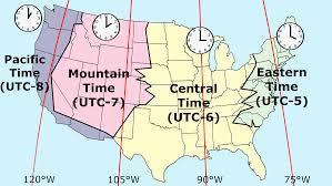 Time Zones In The United States In 1913 Time Zone Map Usa Map Time Zones
