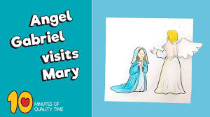 A simple, pure, young woman named mary was visited by one of god's angels. Angel Gabriel Visits Mary 10 Minutes Of Quality Time
