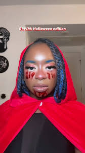 Did little red riding hood get eaten or the wolf? 🫦😈, GRWM while I do my  makeup for @instagram Spooky Halloween party! 💙. This is my first time  ever doing makeup for Halloween! 🙌🏾, ., ., ., ...