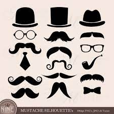 Mustache Clip Art Mustaches Clipart Mustaches Download Top Hat Clip Art Eyeglasses Neck Bow Tie Png Svg Silhouette Clipart In 2021 Photo Album Scrapbooking Mustache Theme Clip Art