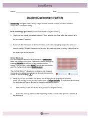 How to use the half life probe on half life gizmoshow to unblur texts on coursehero, chegg and any other website!!! Activity B Measuring Half Life Get The Gizmo Ready Click Reset Select Isotope A Course Hero