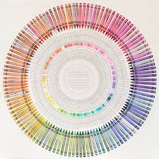 Crayola Colour Chart By Jamie Shovlin